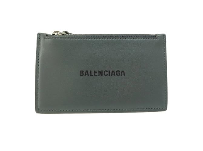 Everyday Porta-moedas de couro cinza Balenciaga Marrom  ref.1471990