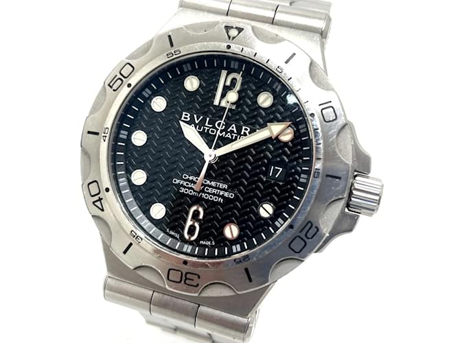 Bulgari Bvlgari DP42SSD Chronometer Automatic Wristwatch Black  ref.1472134