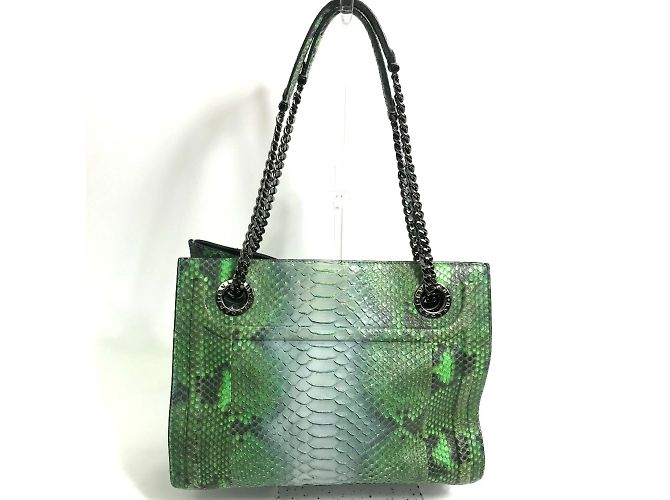 Bulgari Borsa a spalla Bvlgari verde