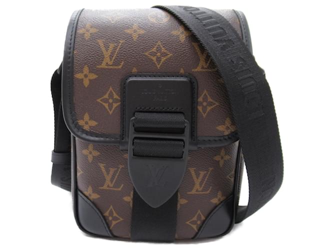 Louis Vuitton Archie Messenger Shoulder Bag Black  ref.1472277