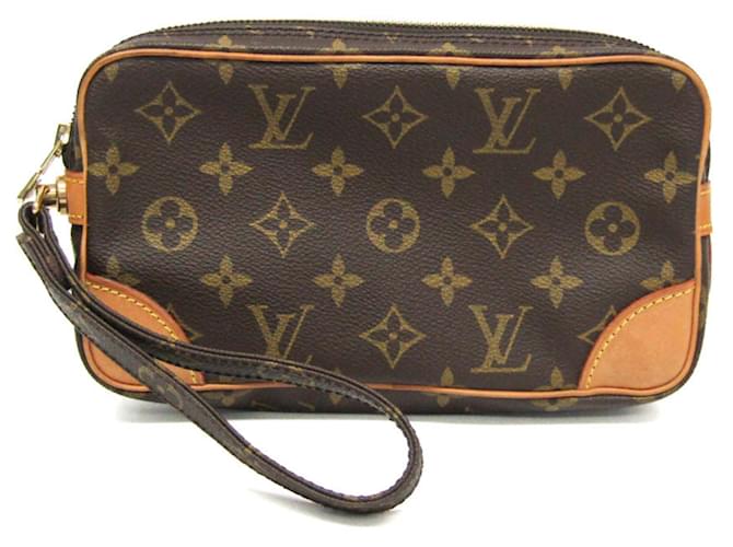 Louis Vuitton Monogram Marly Dragonne PM Clutch Bag Patent leather  ref.1472353