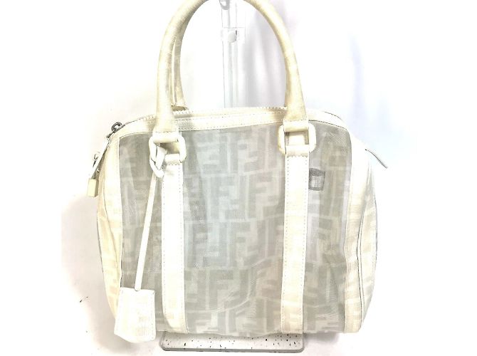 Bolsa Duffle Mini Fendi Branco