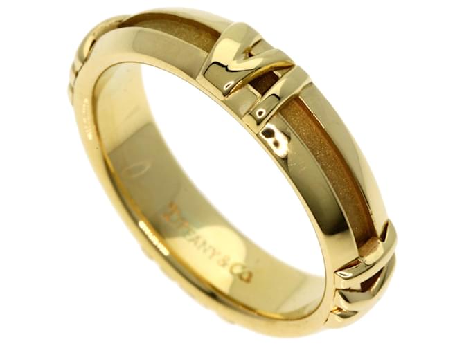 Tiffany & Co Anel Atlas Tiffany em ouro amarelo 18K  ref.1472466