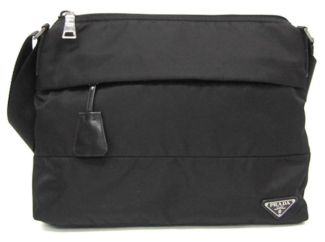 Borsa a Spalla Prada BT0739 Tessuto Nero Panno  ref.1472538