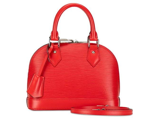 Louis Vuitton Epi Alma BB Handbag Red Leather  ref.1472576