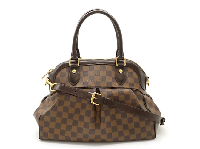 Sac à main Louis Vuitton Damier Trevi PM Toile Damier ebène  ref.1472660