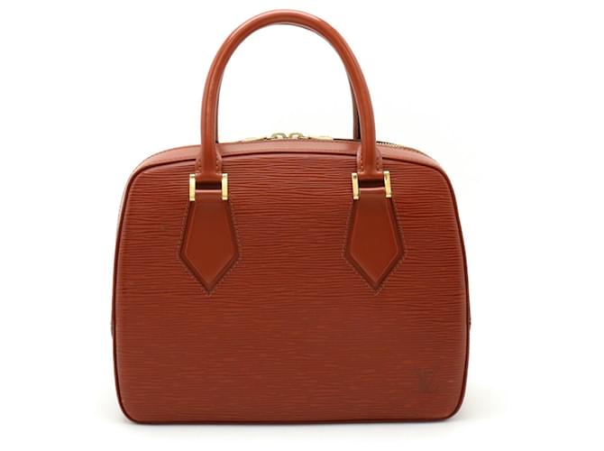 Louis Vuitton Epi Sablon Handbag in Kenya Brown Leather  ref.1472664