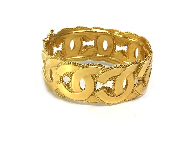 Timeless Bracciale placcato oro Chanel D'oro