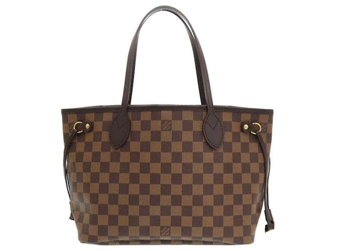 Louis Vuitton Neverfull PM Damier Tote Bag Brown Cloth  ref.1472762