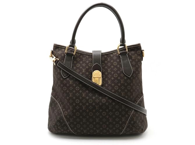 Louis Vuitton Monogram Idylle Elegy Tote Bag Brown Dark grey Cloth  ref.1472780