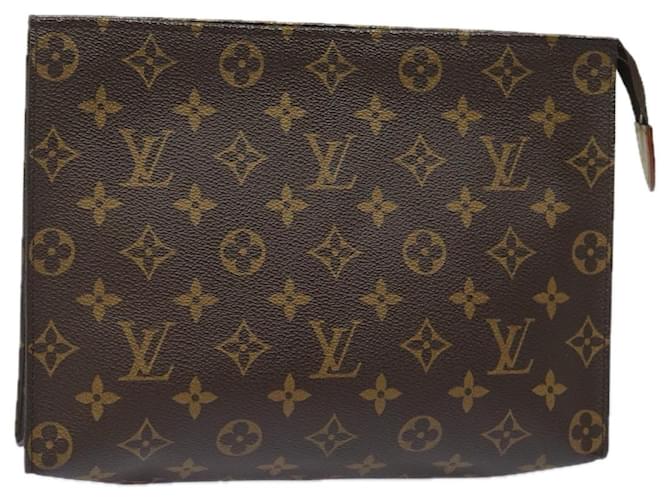 LOUIS VUITTON Monogram Poche Toilette 26 Pouch M47542 LV Auth 81230 Cloth  ref.1473037