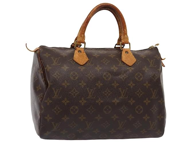 LOUIS VUITTON Sac à main Monogram Speedy 30 M41526 LV Auth 80461 Toile Monogramme  ref.1473049