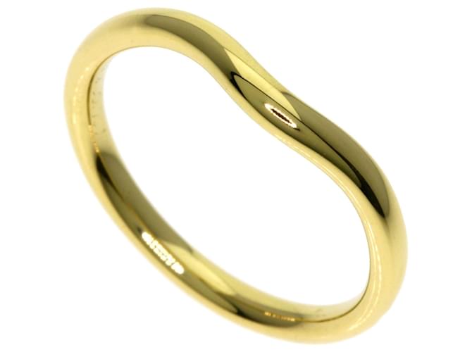 Anel curvo Tiffany & Co Dourado Ouro amarelo  ref.1473058