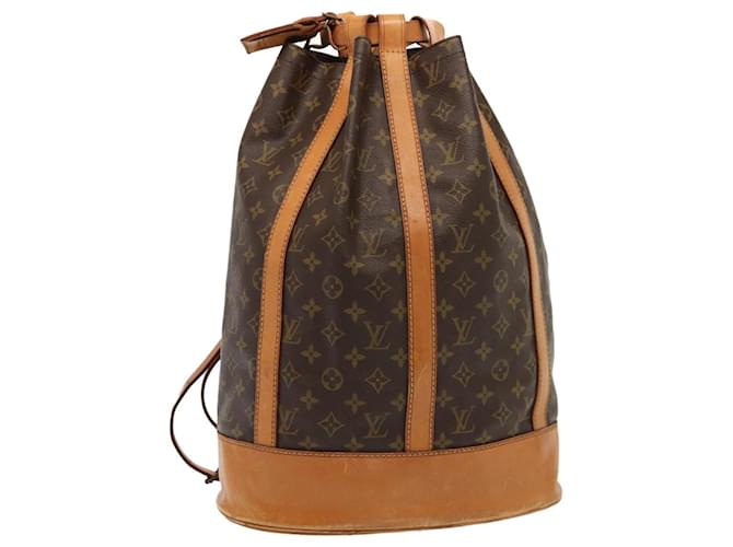 LOUIS VUITTON Monogram Randonnee GM Schultertasche M42244 LV Auth 