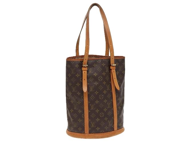 LOUIS VUITTON Monogram Bucket GM Schultertasche M42236 LV Auth  