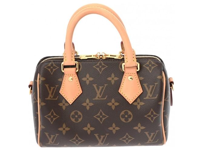 Sac à main Louis Vuitton Monogram Speedy Bandoulière 20 Cuir vernis Fuschia  ref.1473286