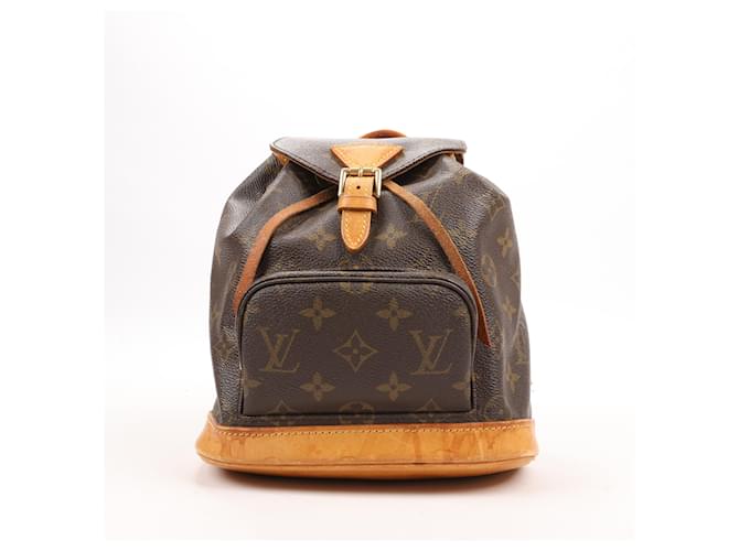 Louis Vuitton Monogram Canvas Mini Montsouris Backpack M51137 Brown Leather  ref.1473358