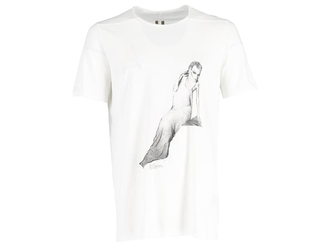 Tシャツ・カットソー RICK OWENS DRKSHDW WHITE COTTON T-SHIRT DRKSHDW - TOPS - Rick Owens