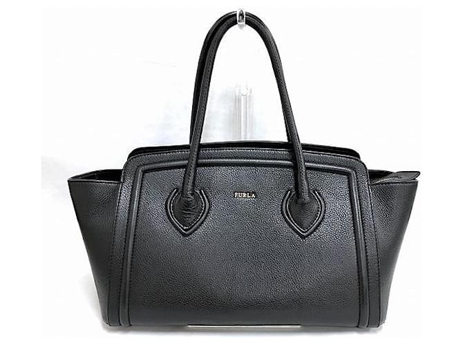 Autre Marque Borsa tote in pelle Furla College nera in ottime condizioni ref.1478623 Joli Closet