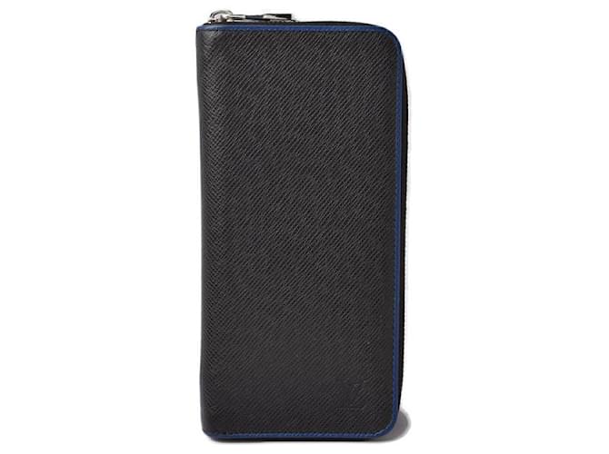 Louis Vuitton Taiga Leather Long Wallet M30569 Black  ref.1478811
