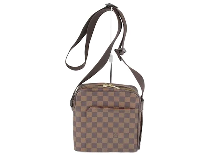 Borsa a Spalla Louis Vuitton Olaf PM N41442 Damier ebene Tela  ref.1479600