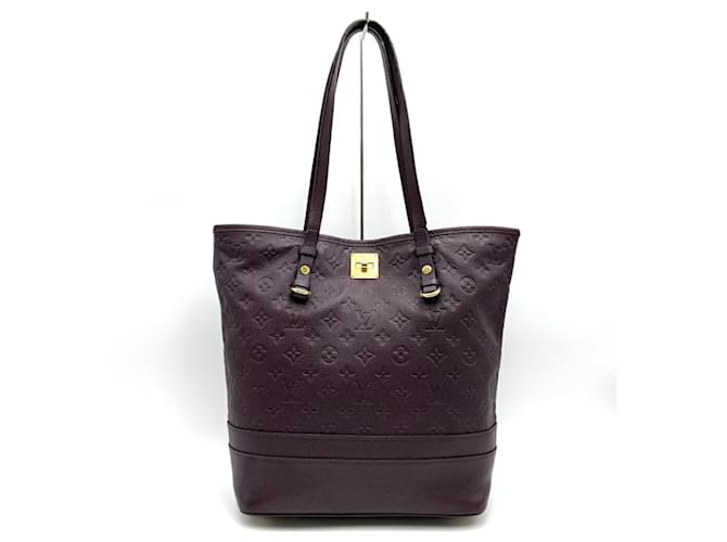 Louis Vuitton Citadines PM Tote Bag Bordeaux Leinwand  ref.1479619