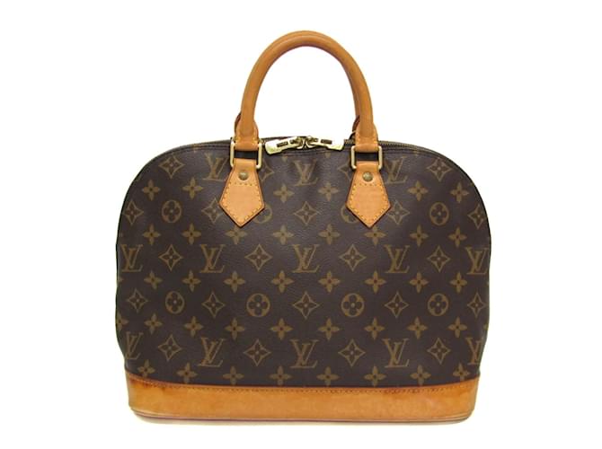 Bolsa de mão Louis Vuitton Monogram Alma M51130 para mulheres Monograma Couro envernizado  ref.1479631