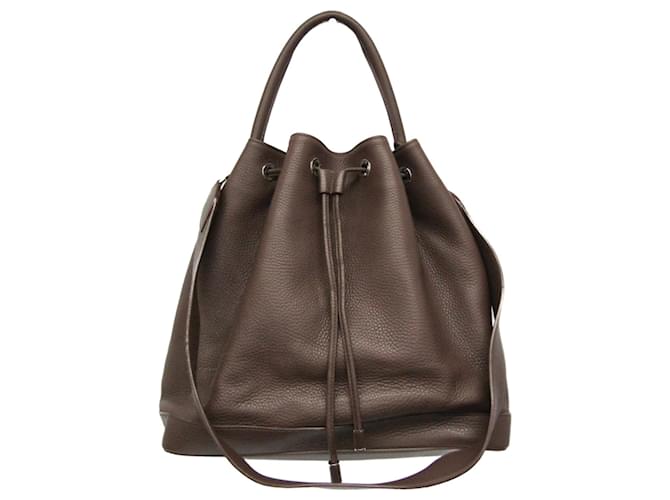 Bolso Louis Vuitton Noe HAUTE MAROQUINERIE Castaño Cuero  ref.1479766