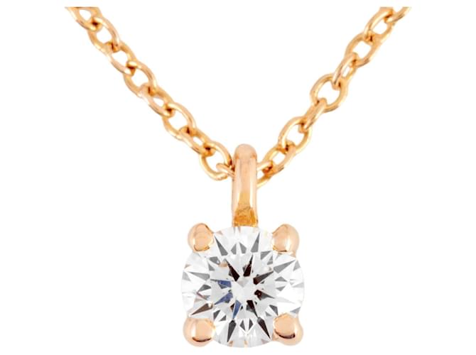 Tiffany & Co. Solitaire Necklace in Pink Gold  ref.1479901