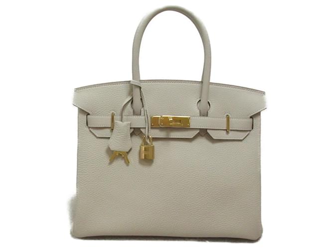 Hermès Birkin 30 White Leather  ref.1479958