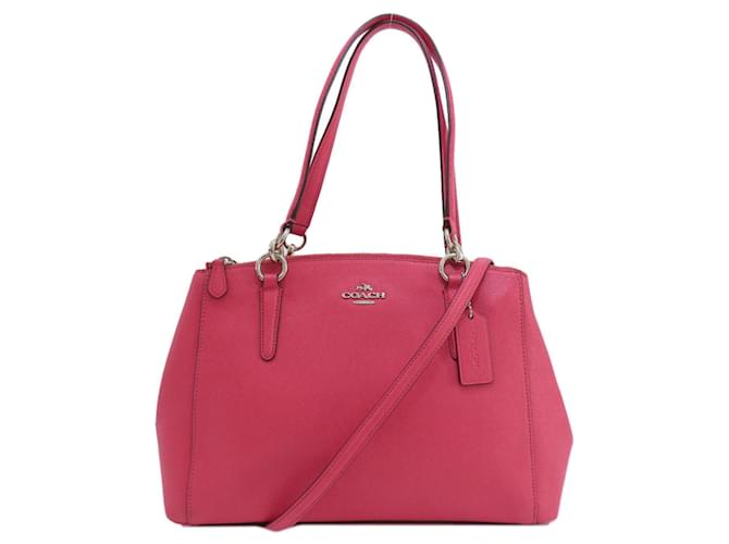 Coach Treinador Rosa Couro  ref.1480004