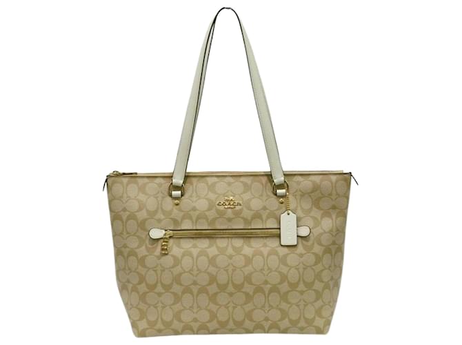 Coach Assinatura do treinador Bege Lona  ref.1480016