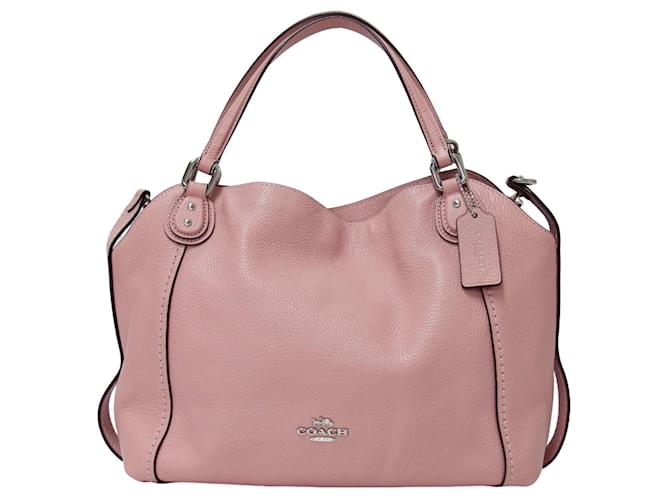 Coach Entraîneur Cuir Rose  ref.1480142