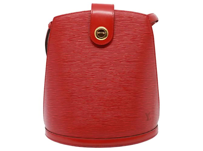 Louis Vuitton Cluny Vermelho Couro  ref.1480197