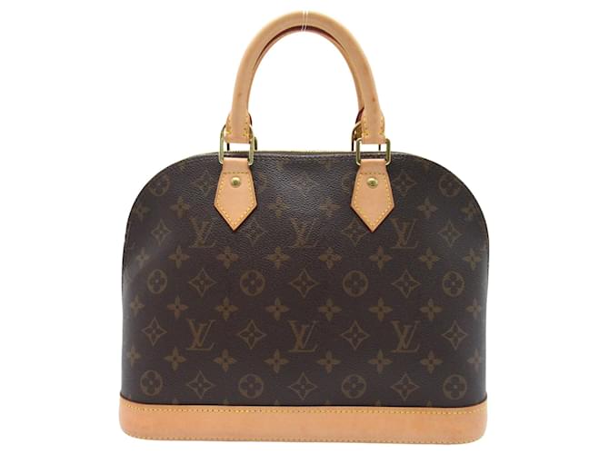 Louis Vuitton Alma Brown Cloth  ref.1480224