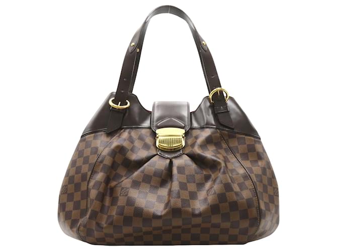 Louis Vuitton Sistina Marrom Lona  ref.1480243