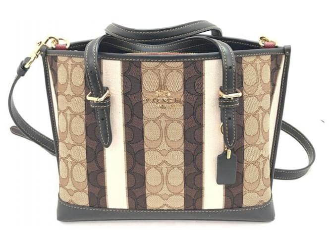 Coach Signature Beige Cloth  ref.1480251