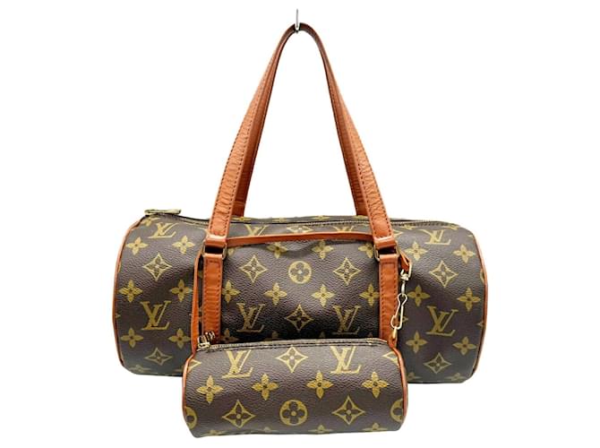 Louis Vuitton Papillon 30 Marrom Lona  ref.1480317