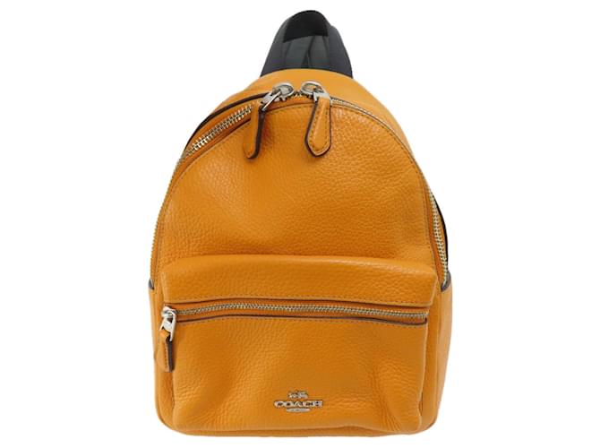 Coach Treinador Amarelo Couro  ref.1480320