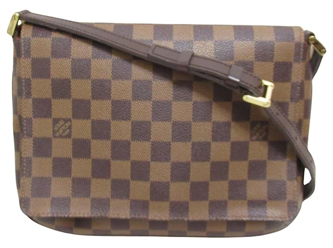 Louis Vuitton Musette Tango Marrone Tela  ref.1480340