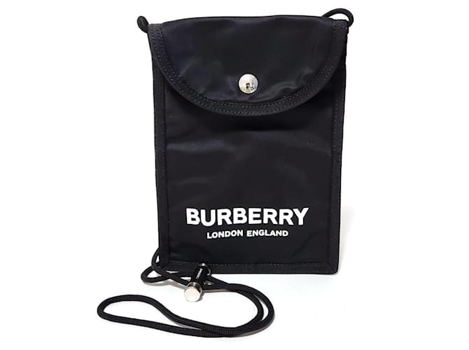 Burberry Preto Sintético  ref.1480361