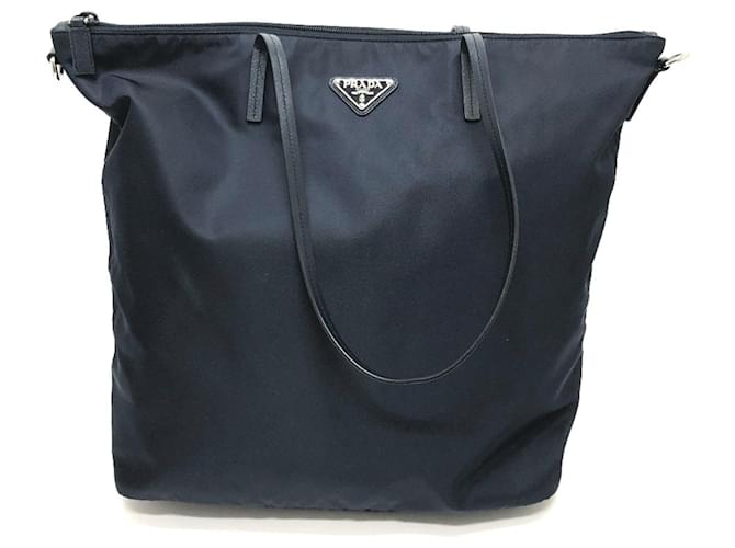 Tote Prada Tessuto Schwarz Synthetisch  ref.1480362