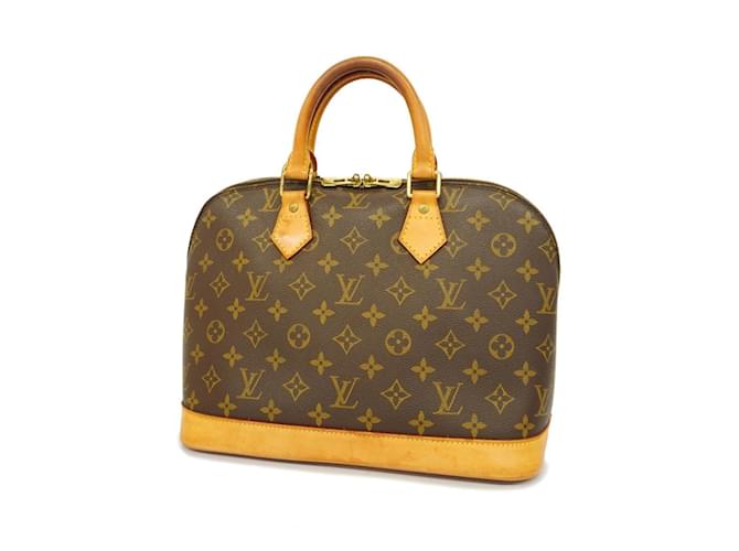 Bolsa de mão Alma Monogram Louis Vuitton Marrom  ref.1482351