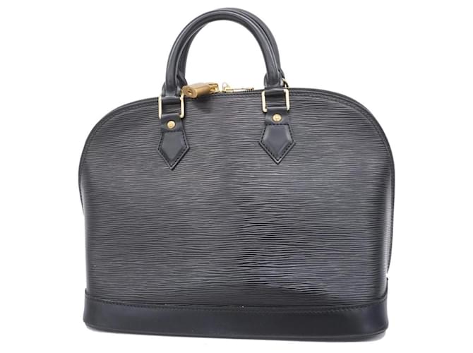 Bolsa de mão Epi Alma Louis Vuitton Preto  ref.1482559