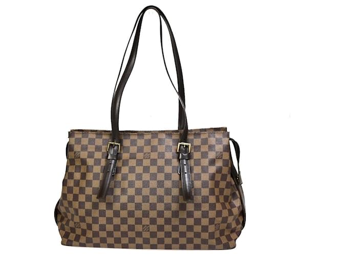 Louis Vuitton Chelsea Braun Leinwand  ref.1482573