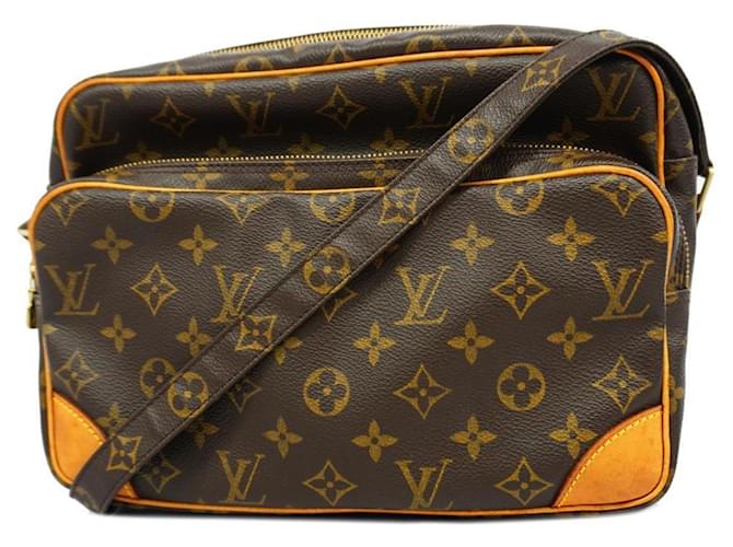 Louis Vuitton Monogram Nile Shoulder Bag Brown  ref.1482574