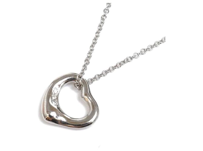 Collier en diamant en platine Open Heart de Tiffany & Co.  ref.1482633