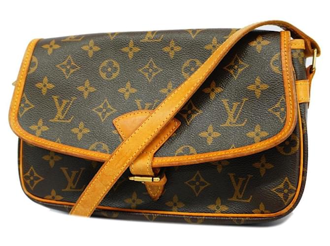 Sologne Schultertasche Monogramm Louis Vuitton Braun ref.1482780  