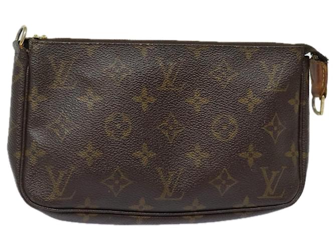 LOUIS VUITTON Monogram Pochette Accessoires Pouch M51980 LV Auth 