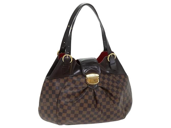 LOUIS VUITTON Bolsa de Mão Damier Ebene Sistina GM N41540 LV Auth ep4696  ref.1482839